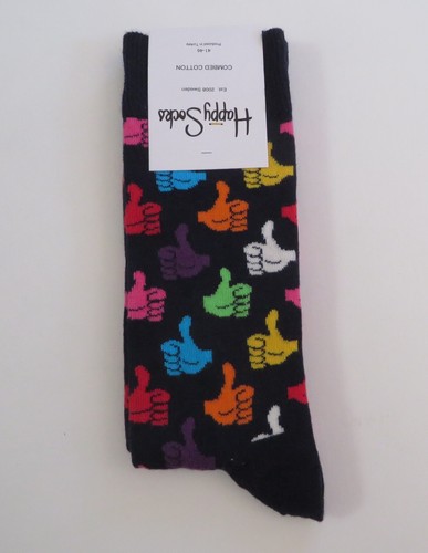 Happy Socks Men's Classic Crew Sock, Shoe Size 10 - 13 Soft Cotton 1 Pack - Picture 18 of 505