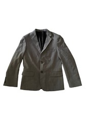 Calvin Klein Blazer Sports Coat Gray Jacket Boys Size 12 Good Condition