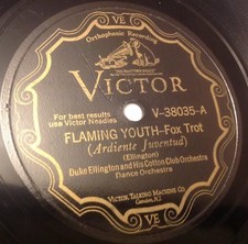 Duke Ellington and His Cotton Club Orchestra, 78 RPM 1929 VICTOR V- 38035