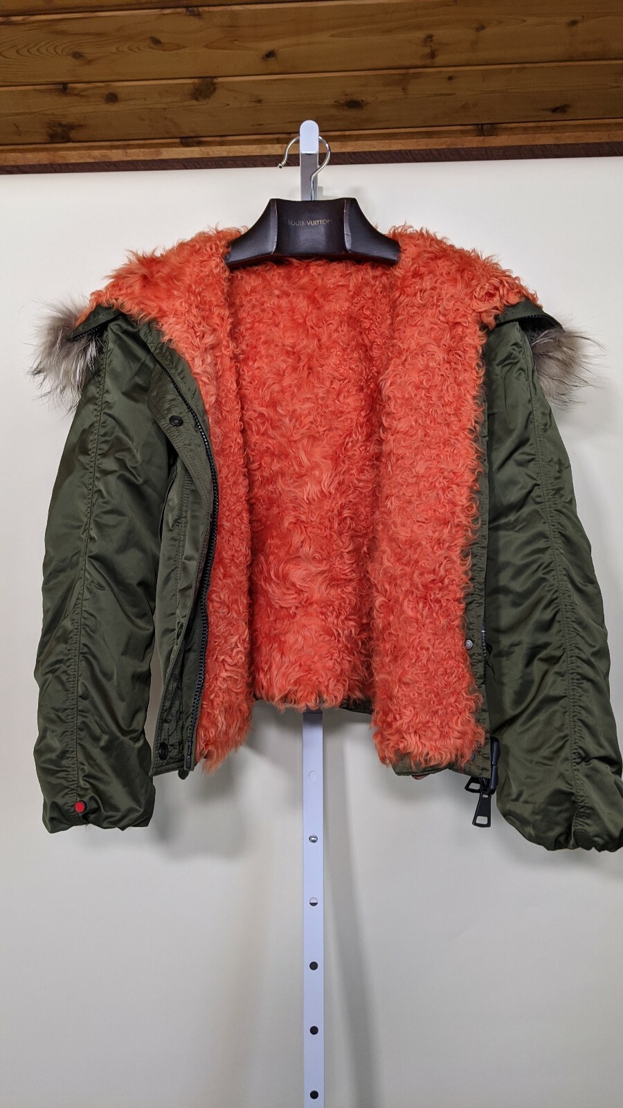KRU 2017 Ski Winter Racoons Fur Hood 