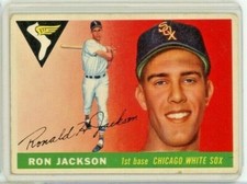 1955 Topps #66 Ron Jackson Rookie RC - Chicago White Sox 1st Base