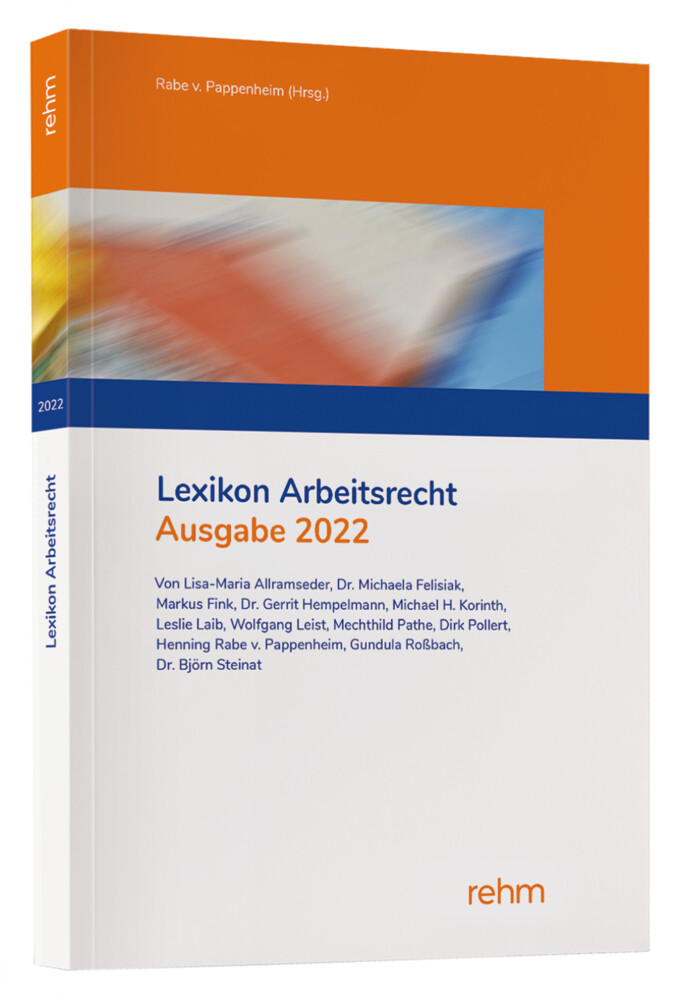 Thumbnail - Lexikon Arbeitsrecht 2022 | Praxisprobleme In Der Privatwirtschaft