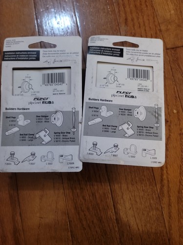 (2) Prime-Line J4540 Wall Stop, Brushed Stainless Steel, Door Knob Bumper - Picture 3 of 3