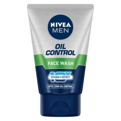 Oily Skin Nivea Men Face Wash Control With 10X Vitamin C Effect, 100 G