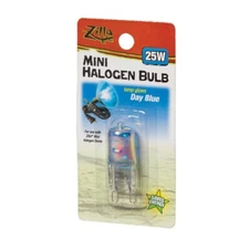 Zilla Mini Halogen Bulb Day Blue, 25 watt (1 Unit)