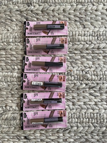 Genuine (6) x Maybelline Xpress Brow Fast Sculpt Gel Mascara 2.75ml Soft Brown