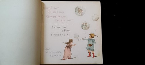 1881 Children Busy Children Glad Children Naughty Children Sad pictures by T Pym - Picture 3 of 12