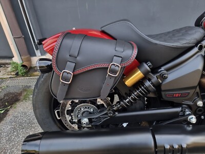 Viking Bags Scout Bobber Saddle Indian Motorcycle Leather Bags