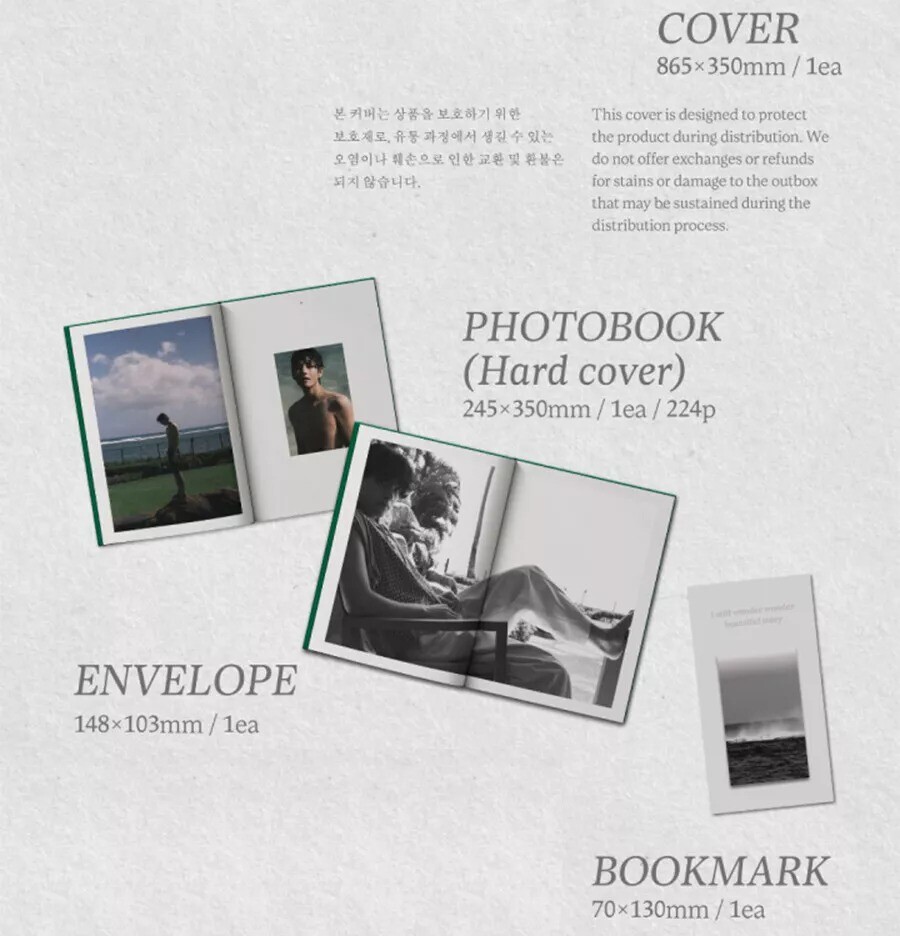 BTS V [TYPE 1] MAGAZINE/PHOTO BOOK Ver/Foto Buch+Mark+3