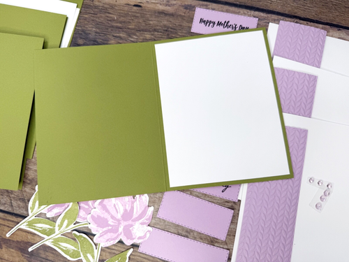 Stampin Up Card Kit Happy Birthday + Mother's Day Handmade Art Gallery ~ 4 Cards - Picture 4 of 4
