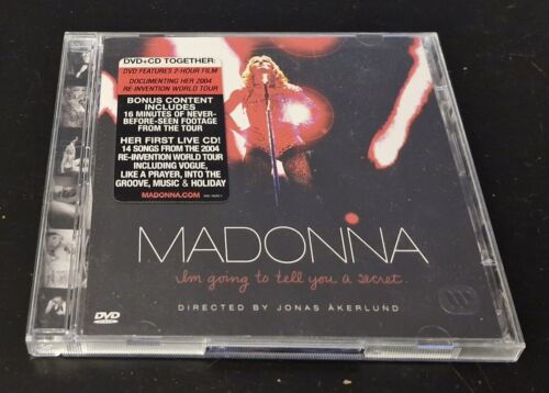 MADONNA - I'M GOING TO TELL YOU A SECRET - 2006 UK 2 DISC DVD + CD ALBUM