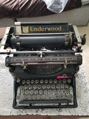 Vintage 1917-1926 Underwood Standard Typewriter No. 5 Deco Hemingway - Picture 5 of 5