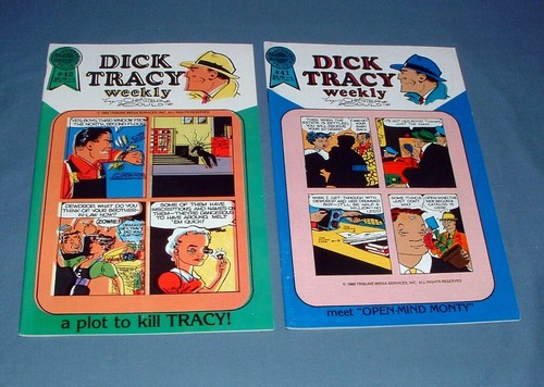 DICK TRACY, (10) VOLUME COMIC BOOK LOT - NO. 41 THRU 50 - 1988 - USED COND. - Picture 4 of 4