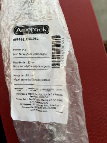 Amerock Pull 192 mm Satin Nickel BP8889192G10SC - Picture 11 of 11