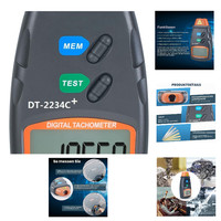 Agptek Laser Tachometer 50Cm Messbereich 0 1 U Min PräZision
