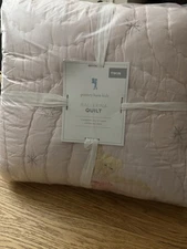 Pottery barn kids ballerina quilt pink new size twin