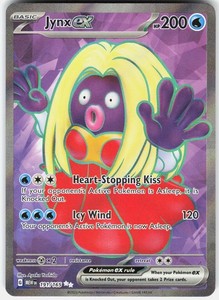 Jynx ex 191/165 Full Art Ultra Rare Scarlet & Violet 151
