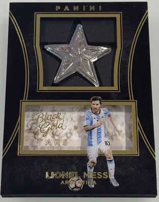2016-17 Panini Black Gold Lionel Messi Black Gold Stars Medallion #S-LM   