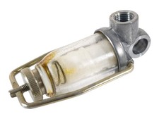 Vorfilter Kraftstofffilter Benzinfilter Dieselfilter mit Schauglas für Oldtimer