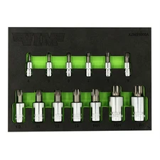 VIM Tools 13 Piece XZN Triple Square Driver Set - S2 Steel