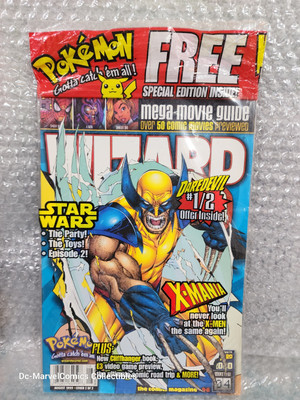 New/Sealed Wizard Comics Magazine #96 August 1999 2/2 Variant Cover W/Extra Post