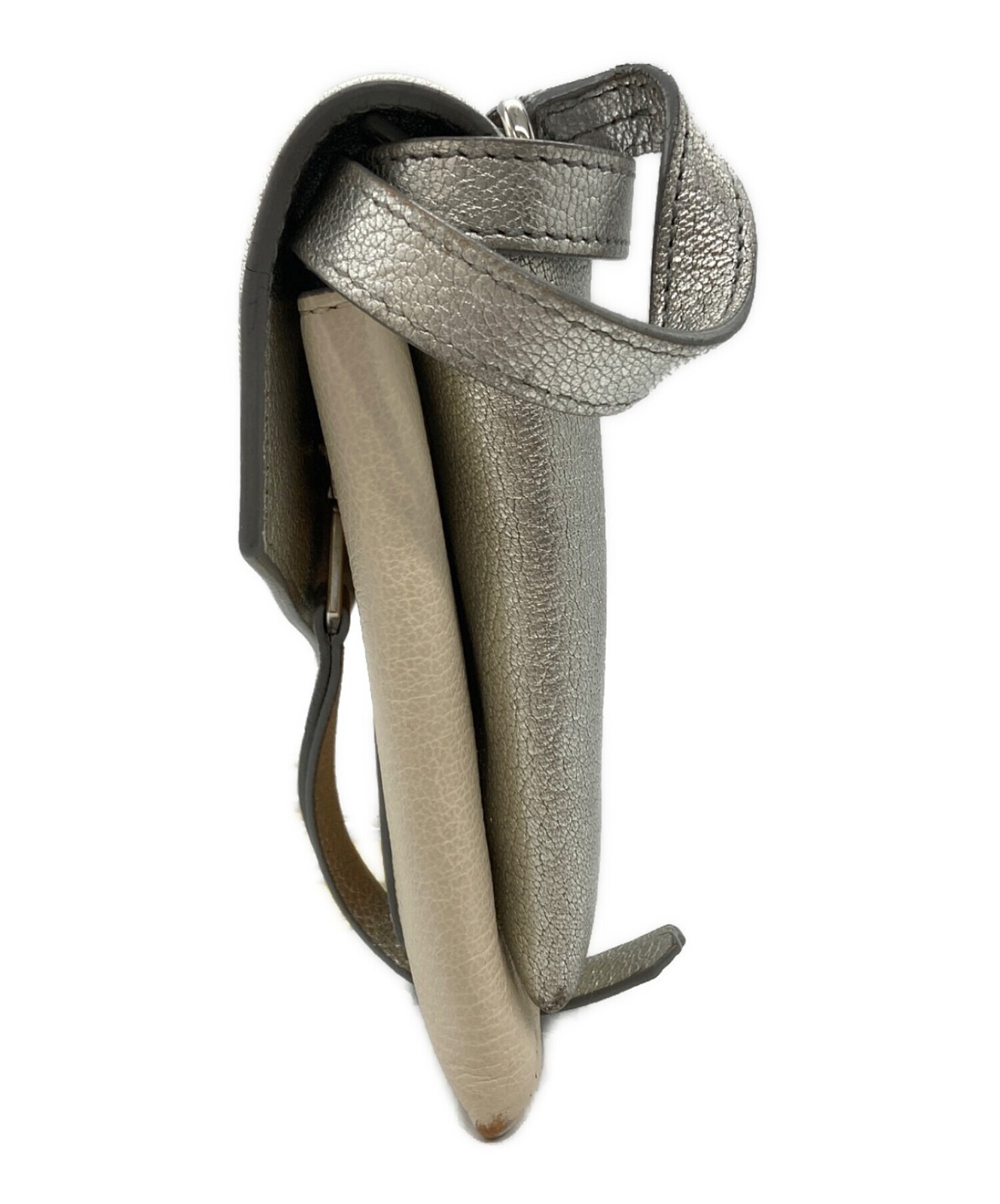 GIVENCHY Authentic Silver Color Shoulder Bag Logo… - image 4