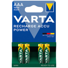 Varta AAA HR03 1000mAh Rechargeable Batteries *High Capacity Latest Accu*