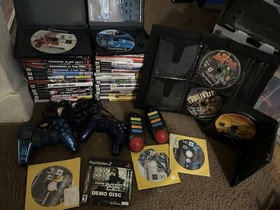 PlayStation 2 PS2 48+ Game Lot With Controllers