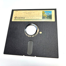 Space Quest II Sierra MS-DOS 5.25 Floppy Disk 1 of 3 Version 2.0D 1987 Untested
