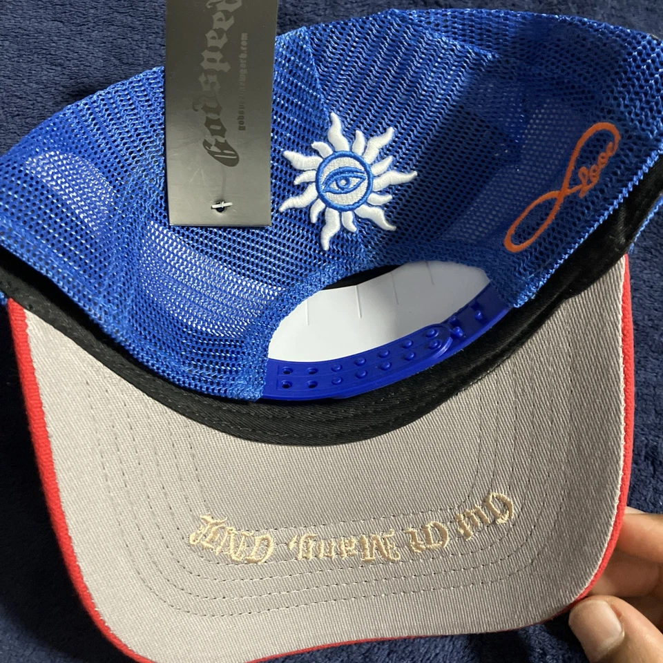 Sombrero de camionero Godspeed rojo/azul Foto 4 de 4