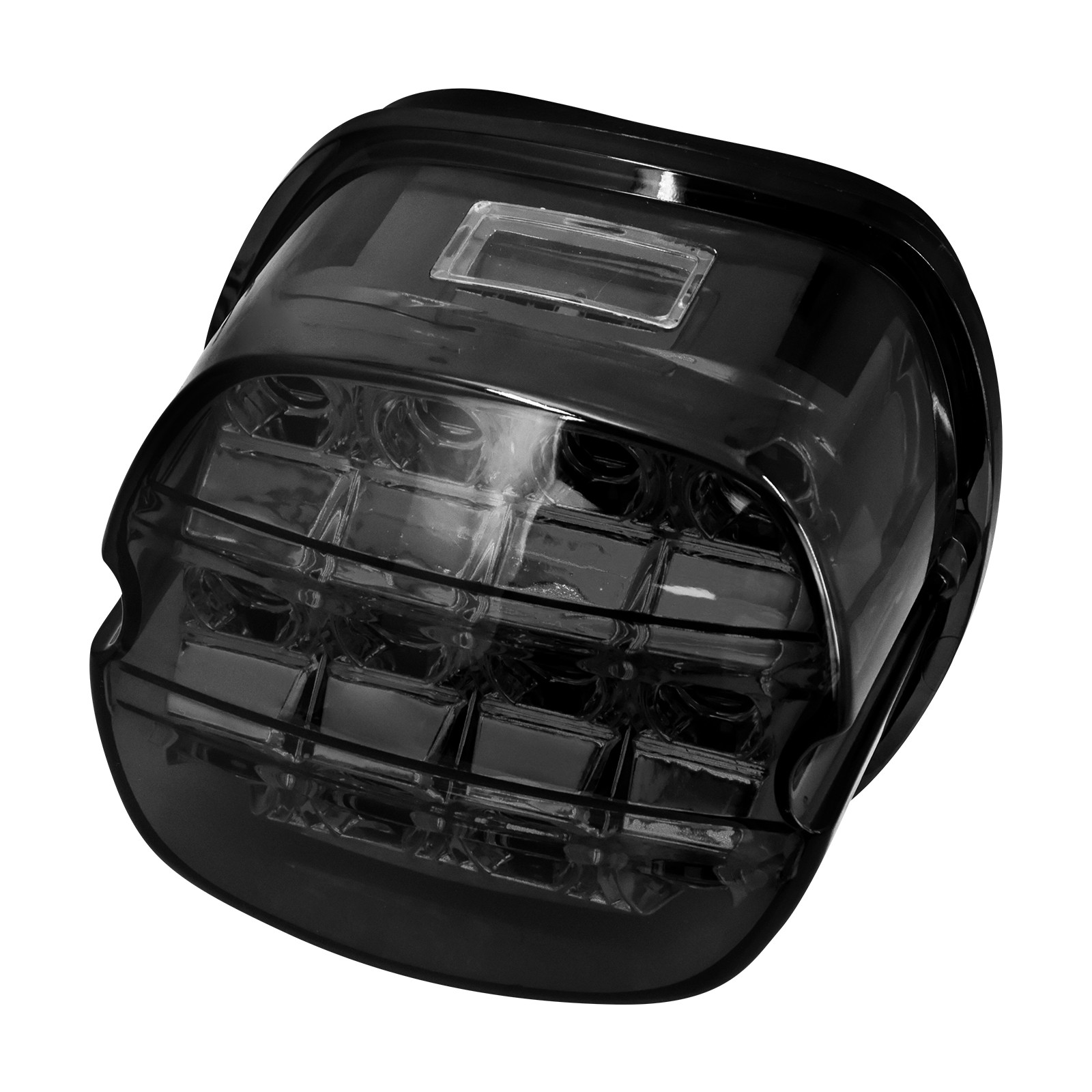 Smoke Lens LED Brake Tail Lights w/ Turn Signals For Harley Softail Touring Dyna