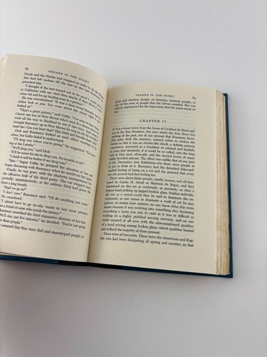 Tender Is the Night by F. Scott Fitzgerald 1962 Hardcover Blue Cover Vintage - Imagen 6 de 7