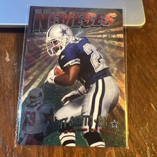Emmitt Smith Seth Joyner 1995 Topps Stadium Club Nemeses Insert #N11 HOF