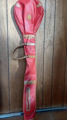 Trussardi Retro Red Women's Club Case Golf Bag Carry Bag Range bag