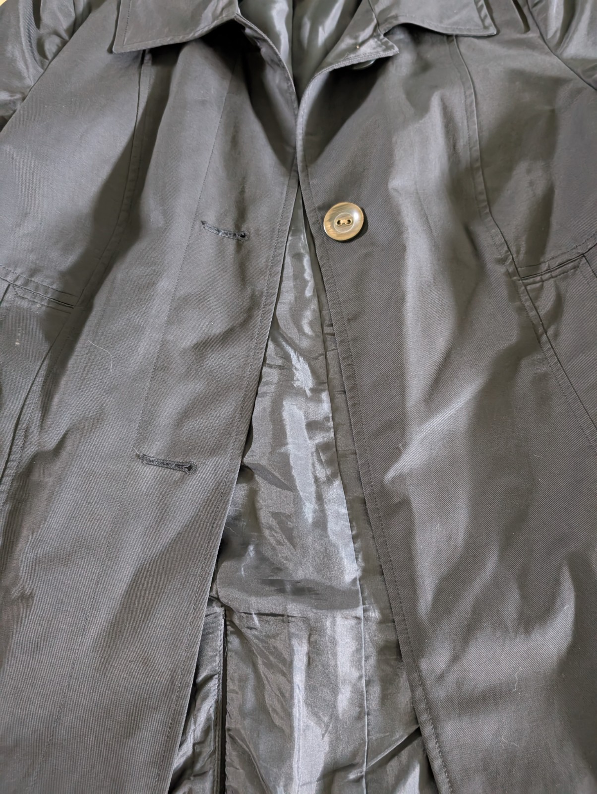 Talbot's Black Basic Outdoor Jacket Size 8  Missi… - image 2