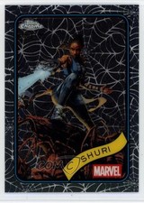 2025 Topps Chrome Marvel Comics Spider Web Refractor /399 Shuri #96 10vb