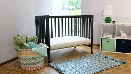 Organic Mini Crib Mattress - Breathable & Lightweight Infant & Toddler - Picture 2 of 8