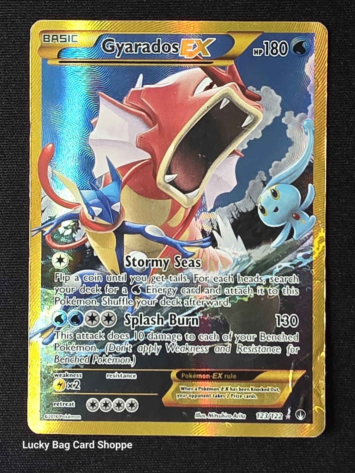 Gyarados EX 123/122 (Secret) - XY - BREAKpoint Pokemon TCG HP/DMG