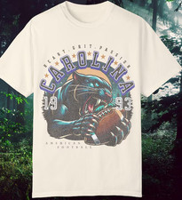 NFL Carolina Panthers Football 1993 short sleeve white color shirt VK03139