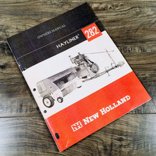 New Holland 282 Baler Operators Manual Owners Book Maintenance
