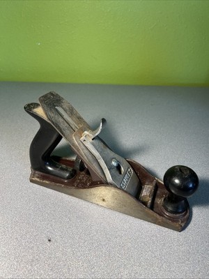 Stanley 12-204 Smoothing Plane Vintage Made In England No 4 Restoration Project.