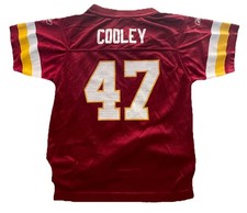 Washington Redskins #47 Chris Cooley Reebok On Field Jersey Youth Size Medium