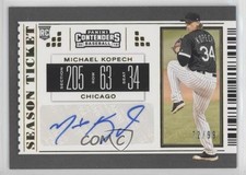 2019 Chronicles Contenders Season Tickets Gold 72/99 Michael Kopech #2 Auto qf6