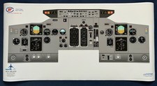 B737-300 EFIS Cockpit Poster von TFC Käufer, 3 Poster je 91x45 cm