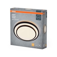 Led Deckenlampe Metall Schwarz Osram 3000K Ø29,3Cm BüRo KüChe Deckenleuchte Flur