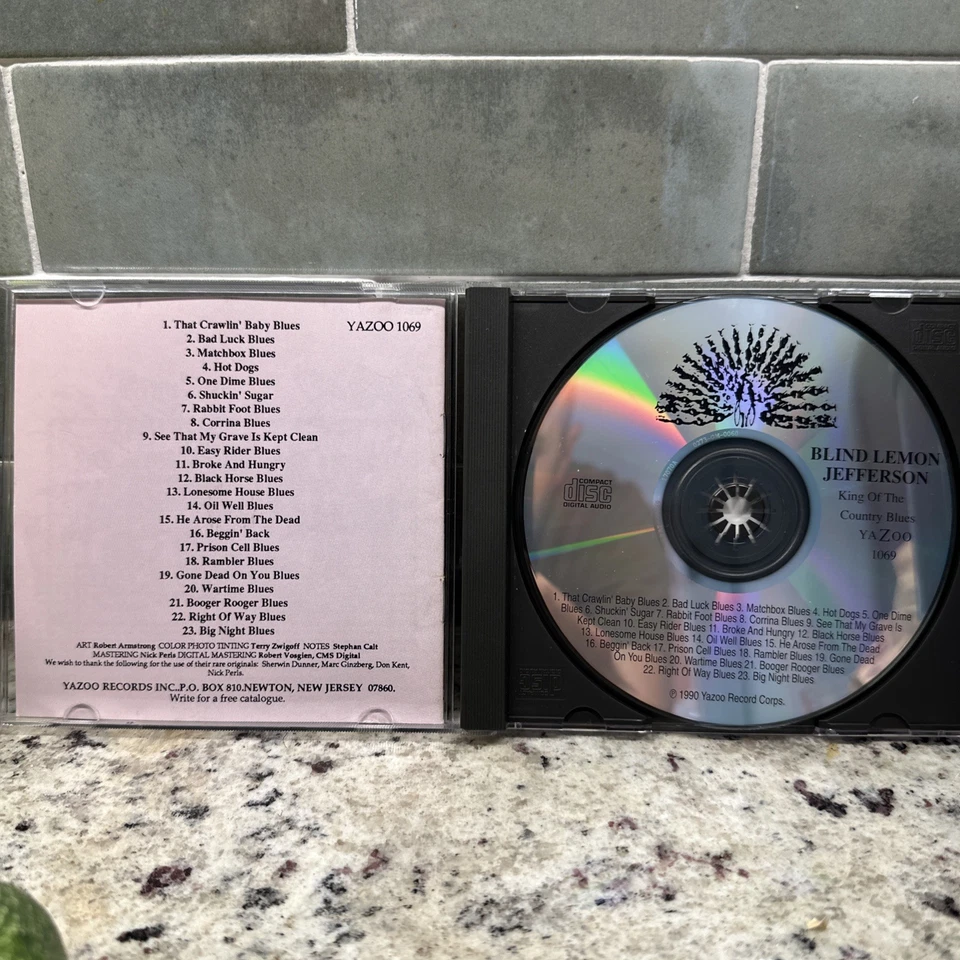 Blind Lemon Jefferson King Of The Country блюз CD альбом Yazoo 1O69 блюз - Изображение 4 из 4