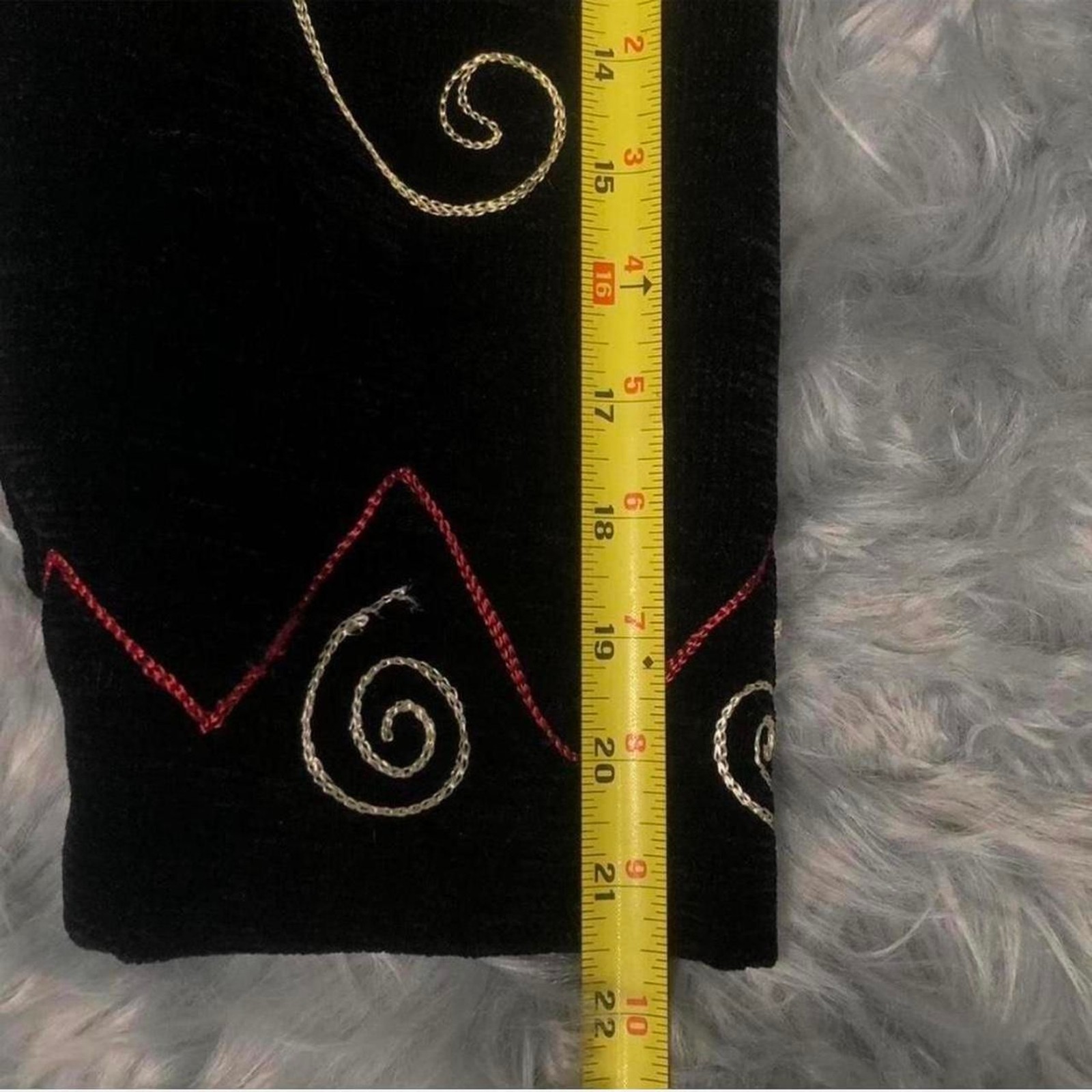 Black Coat With Patch Like Design - image 5