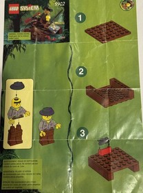 LEGO VINTAGE Adventurer's Jungle Raft Set 5902 with all Parts & Instructions
