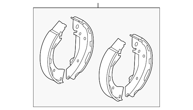 Zapatas de freno para Hyundai Accent 2018-2022 (N/P 58350-H9A00)
