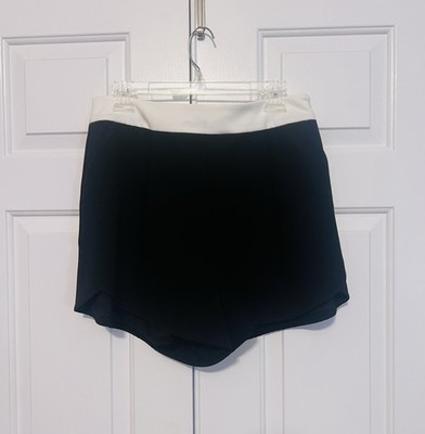 Milly Black With Cream Band Evening/Party Shorts Size 12